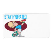 Blijf onder druk etiket (Voorkant)