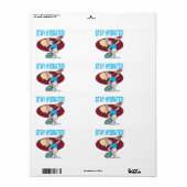 Blijf onder druk etiket (Full Sheet)