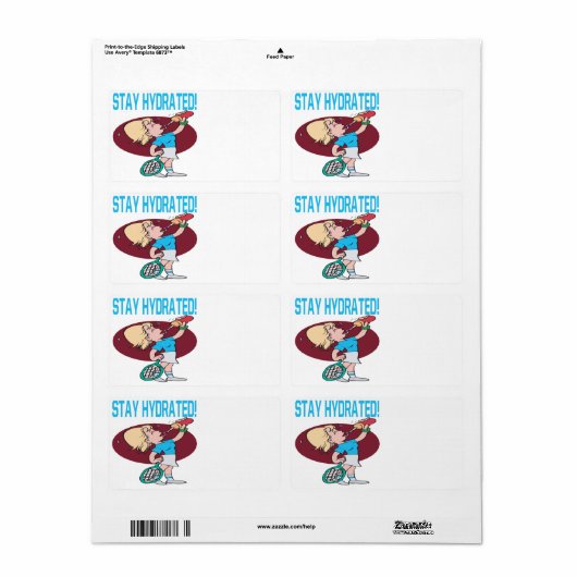 Blijf onder druk etiket (Full Sheet)