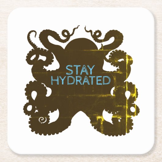 Blijf onder druk kartonnen onderzetters (Voorkant)