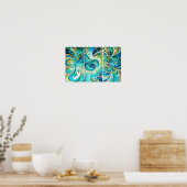 Blijf onder druk poster (Keuken)