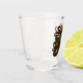 Blijf onder druk shot glas (Links)