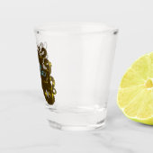 Blijf onder druk shot glas (Rechts)