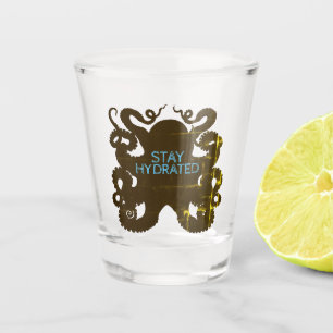 Blijf onder druk shot glas