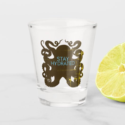 Blijf onder druk shot glas (Voorkant)