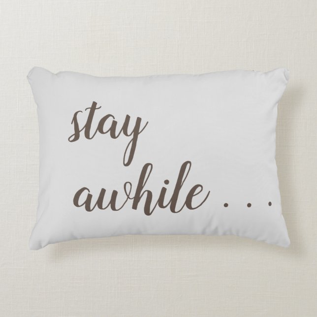 Blijf onderweg Sierkussen Accent Kussen (Voorkant)