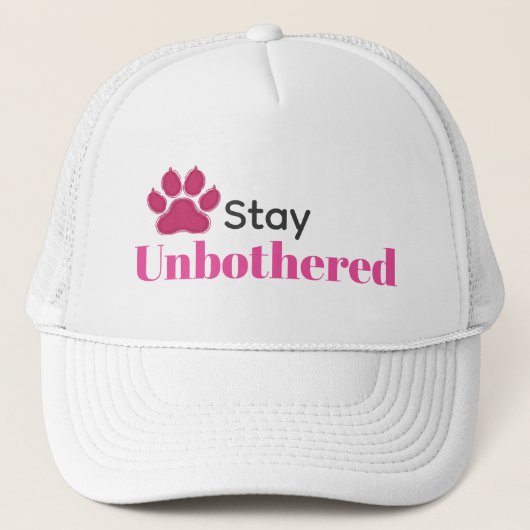 "Blijf Ongestoord"  Performance Cap Trucker Pet (Voorkant)