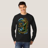 , Blijf Onstuitbaar – Crocodile Ocean T-Shirt (Voorkant volledig)
