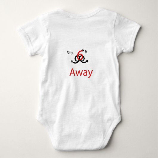 Blijf op 6 meter afstand t-shirt (Achterkant)