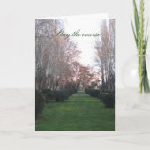 Blijf op de cursuskaart kaart (Voorkant)