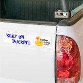 Blijf op de Duckin' bumpersticker. Bumpersticker (Op Truck)