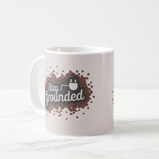 Blijf op de grond koffiemok (Voorkant links)