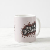 Blijf op de grond koffiemok (Voorkant rechts)