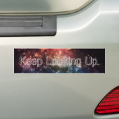 "Blijf op de hoogte" Bumpersticker II (Op auto)