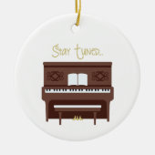 Blijf op de hoogte keramisch ornament (Voorkant)