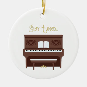 Blijf op de hoogte keramisch ornament