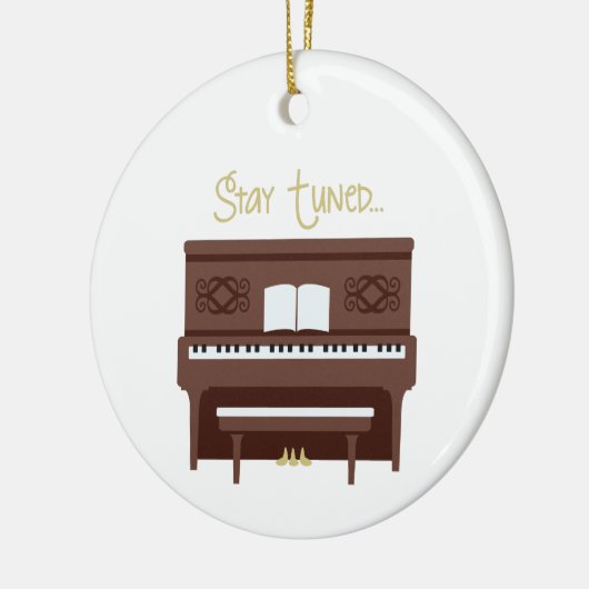 Blijf op de hoogte keramisch ornament (Links)