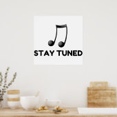 Blijf op de hoogte poster (Keuken)