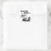 Blijf op de kleine stickers van Pipin (Tas)