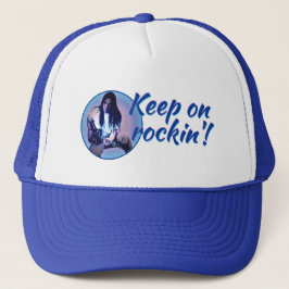 Blijf op de rockin. trucker pet