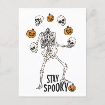Blijf op de spits Funny Halloween Skeleton Skulls