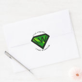 Blijf op de Sticker van Lyme Warrior Superpower (Envelop)