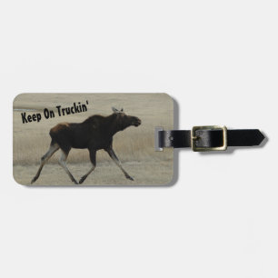 Blijf op de Tuckin' Moose Bagagelabel
