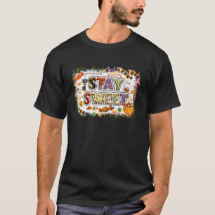 Blijf op de tweet van het kostuum Sweat Snoep Cute T-shirt