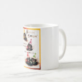 Blijf op de zagerij, zwarte kat, Louis Wain Koffiemok (Voorkant rechts)