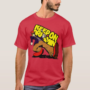 Blijf op Dreamin Willy Wonka Paarse T-shirt