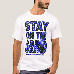Blijf op het RAP MUZIEK van de Grijze HIP in het s T-shirt