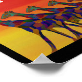 Blijf op het Voorwaartse Poster van de Motivatie (Hoek)