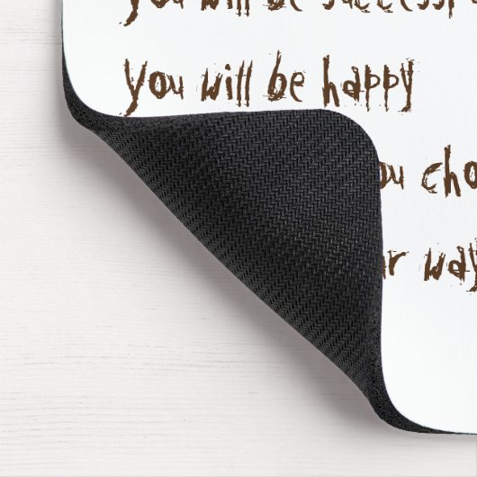 Blijf op je weg muismat (Hoek)