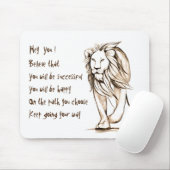 Blijf op je weg muismat (Met muis)