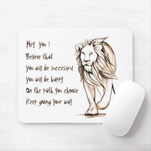 Blijf op je weg muismat (Met muis)