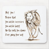 Blijf op je weg muismat (Voorkant)