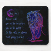 Blijf op je weg muismat (Voorkant)