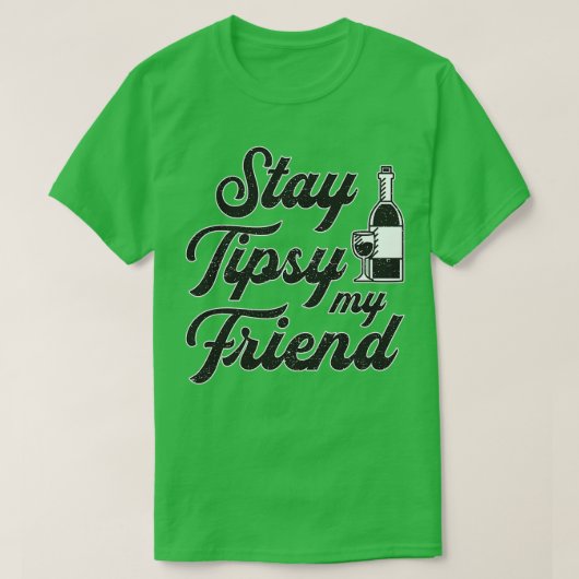 Blijf op pad met mijn vriendenstaartenstaart t-shirt (Design voorkant)