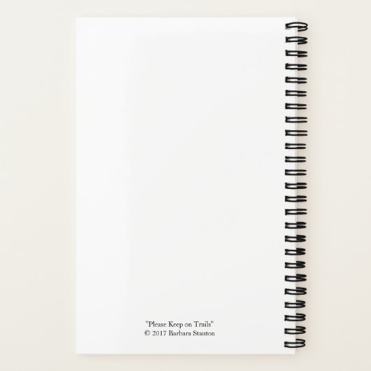 "Blijf op pad" Notitieboek (Achterkant)