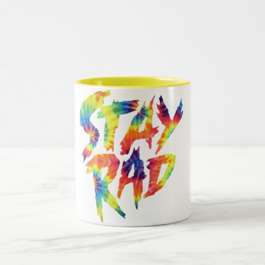 Blijf op pad! tweekleurige koffiemok (Center)