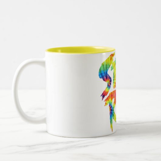 Blijf op pad! tweekleurige koffiemok (Links)