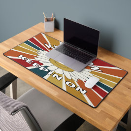 Blijf op retro bureaumat