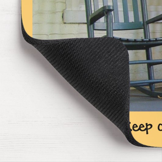 Blijf op Rockin' Muismat (Hoek)