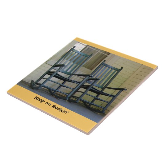 Blijf op Rockin Tegeltje (Zijkant)