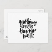 Blijf op schema briefkaart (Voorkant / Achterkant)