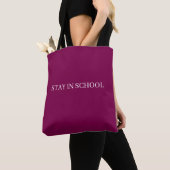 Blijf op school Boekentassen Tote Bag (Dichtbij)