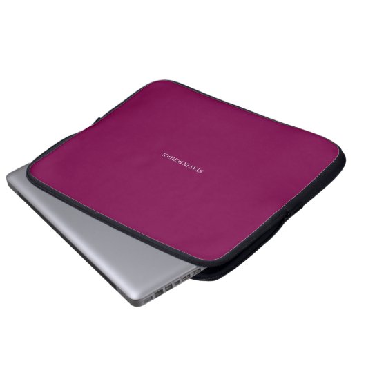 "Blijf op School" Elektronicatas Laptop Sleeve (Voorkant onderkant)