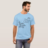Blijf op school! t-shirt (Voorkant volledig)