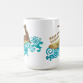 Blijf op Surfing, Grunge en Waves voor Surf Dudes Koffiemok (Center)