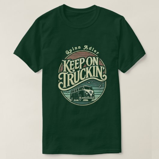 Blijf op Truckin’ Retro 60s T-shirt (Design voorkant)